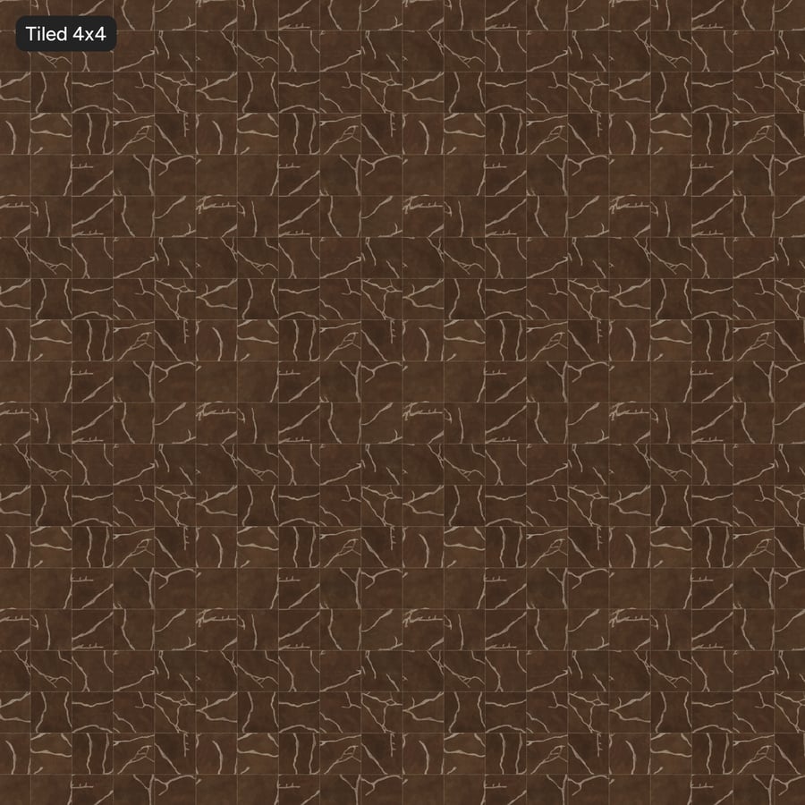 Texture de carreaux carrés en quartz mat, brun chocolat