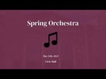 Image for 2025 Spring Orchestra Concert