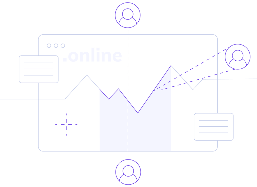 The .online domain will adapt to your website