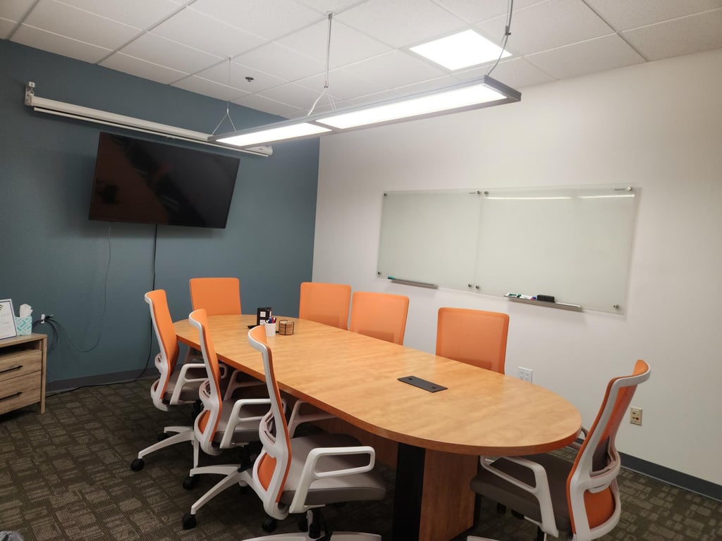 An interior shot of Conference Room 1
