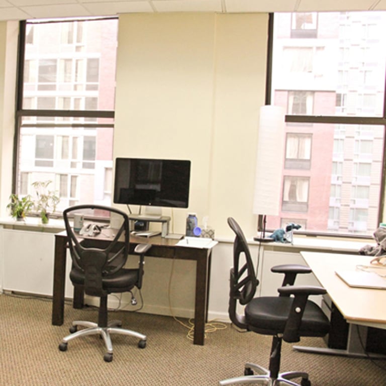 An interior shot of Windowed Day Office