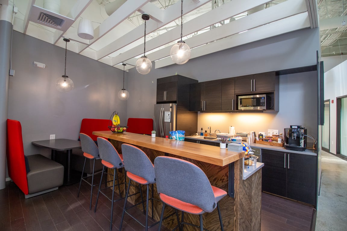 An interior shot of Staples Coworking - Norwood