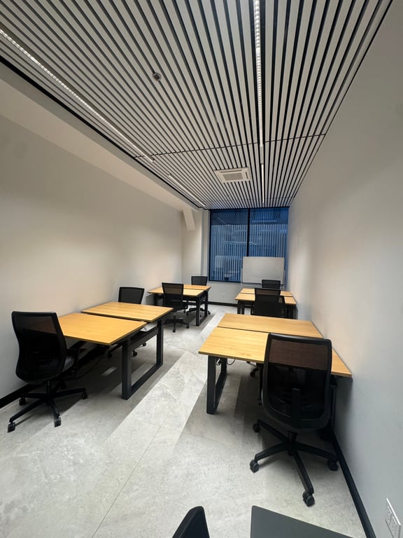 An interior shot of Blue Sky Room