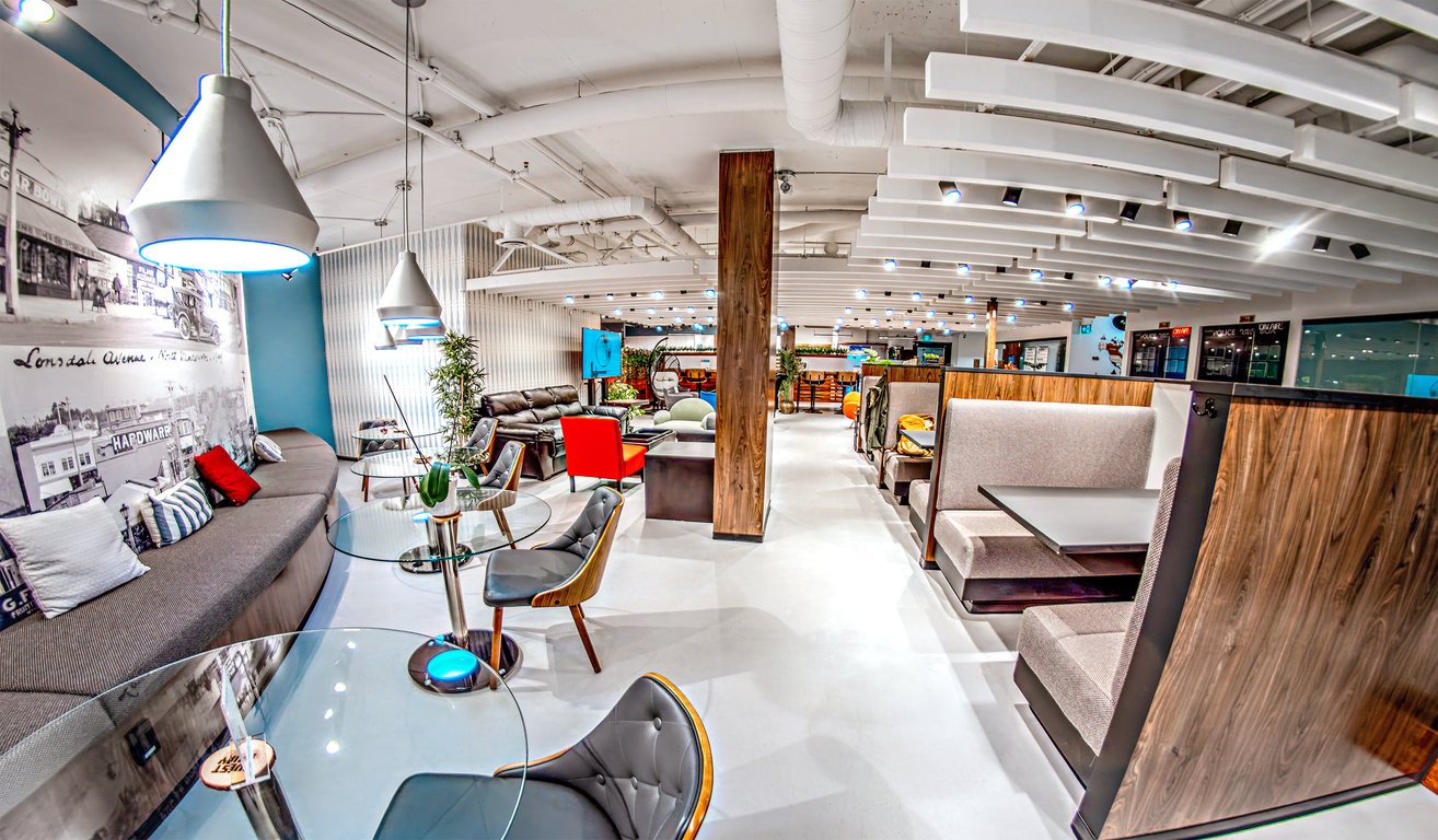 An interior shot of West Quay Offices