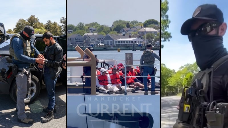 Triggered Liberal Angrily Confronts Federal Officers Amid Martha’s Vineyard Deportation Operation