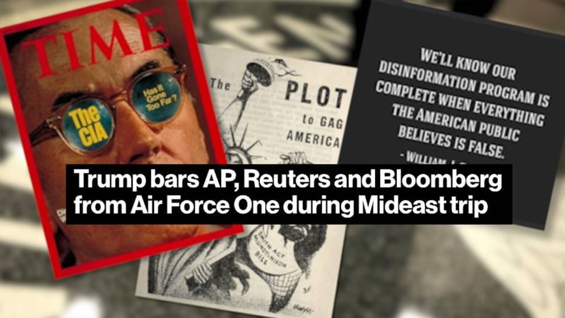 Global Bombshell! Learn Why President Trump Banned Reuters, AP, and Bloomberg After Discovering That They Are Front Groups For Deep State Western Intelligence Agencies At War With His Administration And The American People