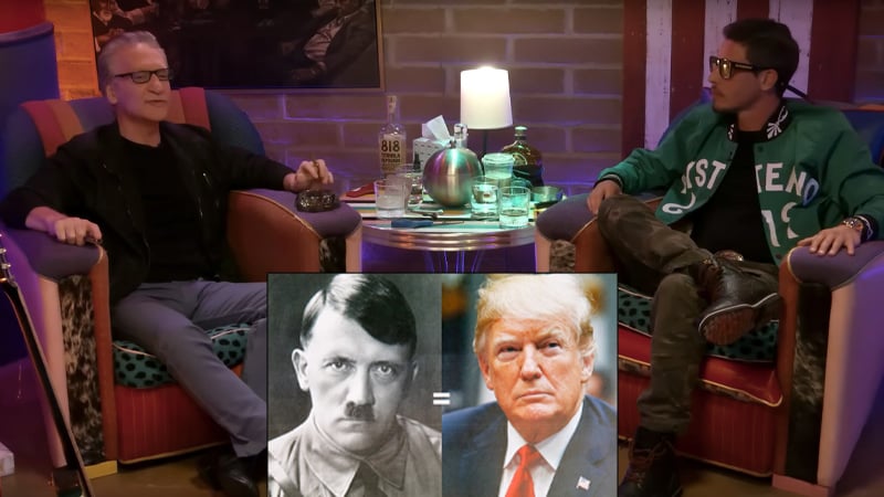 Watch: Bill Maher and Comedian Tony Hinchliffe Mock Left’s ‘Trump is Hitler’ Obsession