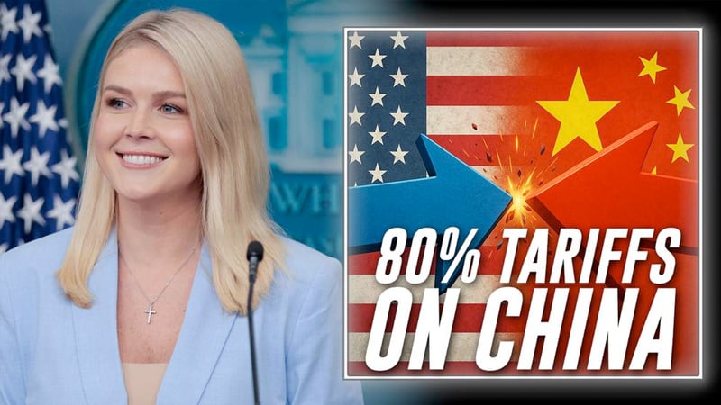 BREAKING VIDEO: WH Press Secretary Karoline Leavitt Discusses Trump Admin’s Weekend Trade Talks With Chicoms After Trump Says “80% Tariffs On China Seems Right”