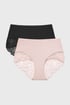 2PACK Majtki klasyczne Pinky z wysokim stanem 2p_42447_kal_15