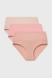 3PACK Klasične gaćice Bamboo Mina s visokim strukom
