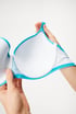 Rýchloschnúce dvojdielne plavky Spacer 3D Breeze Turquoise AST2496Turq_sada_20