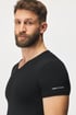 Męski T-shirt V Neck czarny ET1001_blk_tri_07