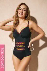Costum de baie modelator întreg Mona Black