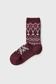 Wärmende Wollsocken Halle hoch